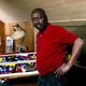 The late Jacob Lawrence in his Seattle studio. (Getty Images)